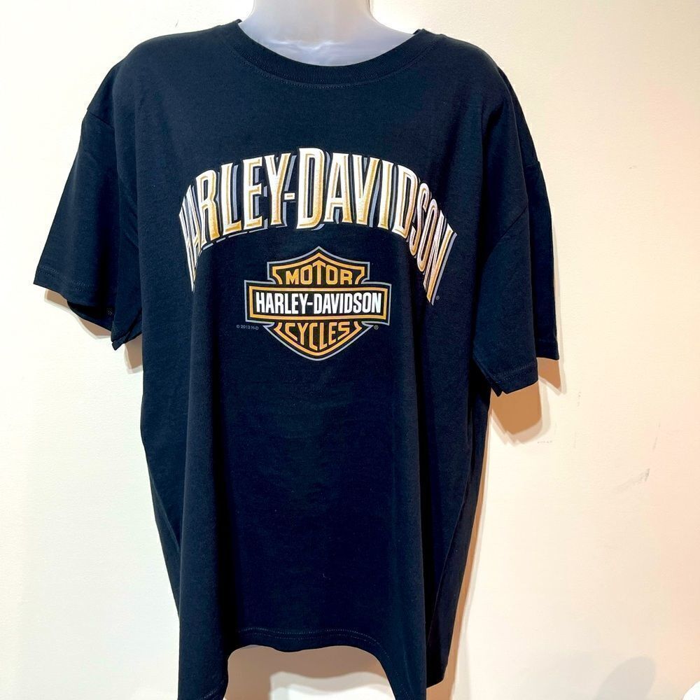 Harley Davidson Men’s Short sleeve shirt black size L NWT